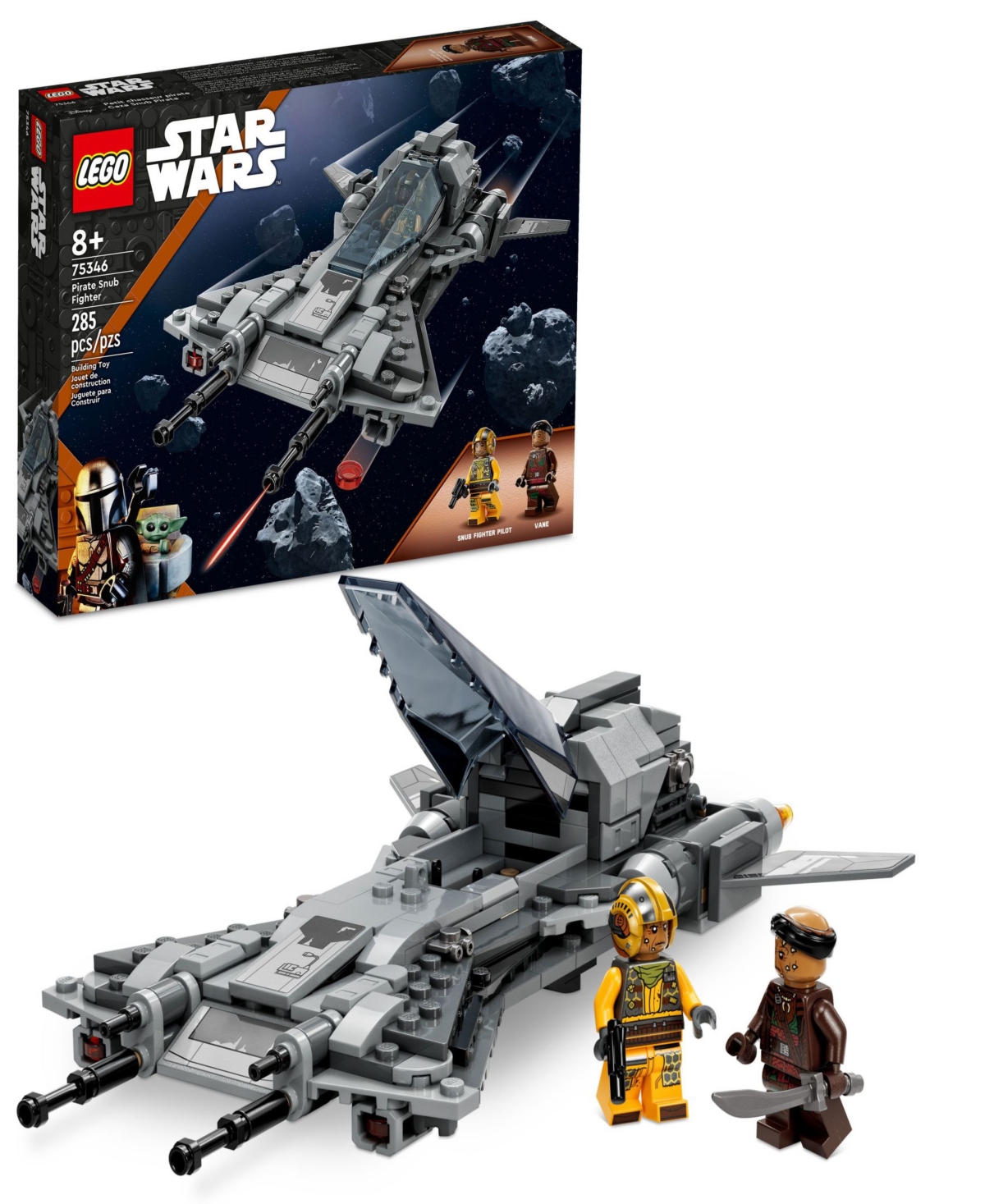 Lego Star Wars Pirate Snub Fighter 75346 Building Set, 285 Pieces In Multicolor