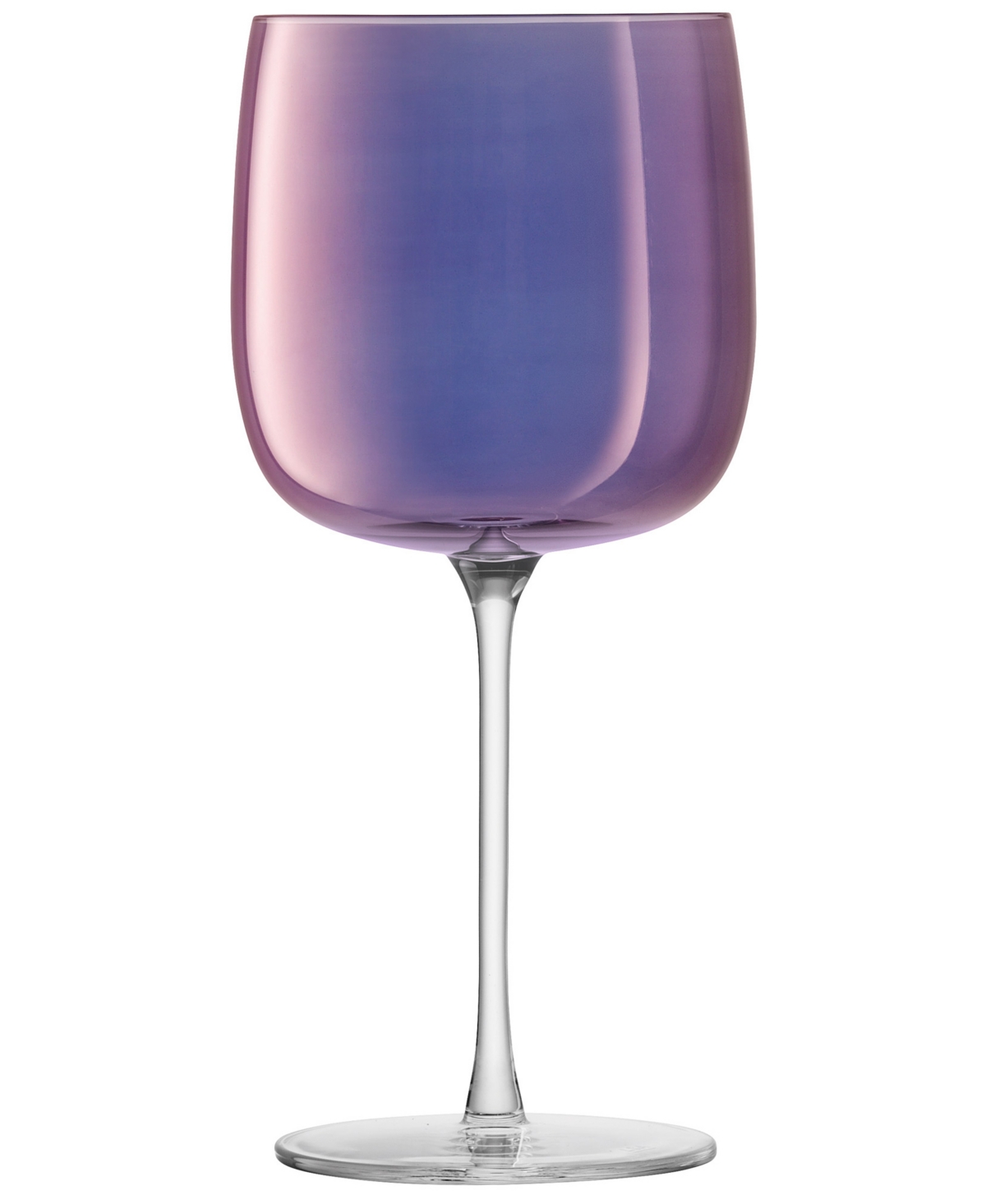 Shop Lsa International Aurora Wine Glasses, Set Of 4 In Violet