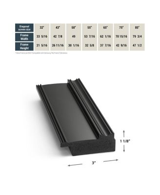 65" Customizable Frame for Samsung The Frame 65" Customizable Frame for Samsung The Frame TV 2021-2023