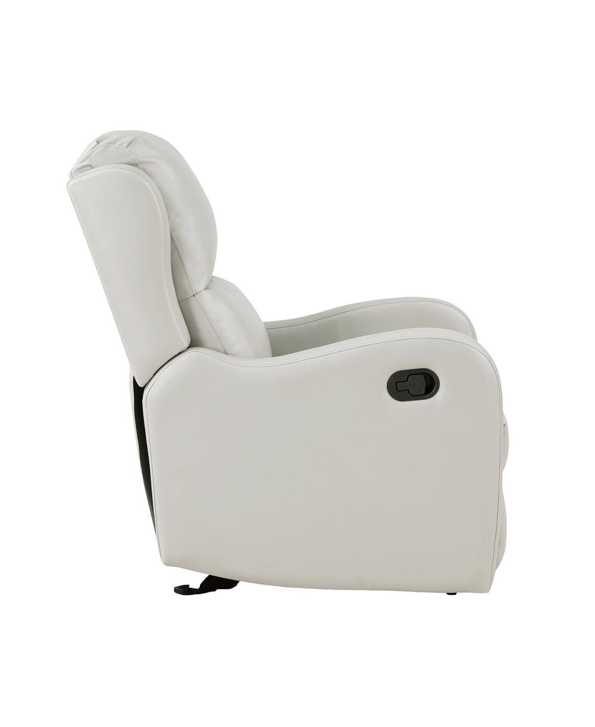 HOMELEGANCE WHITE LABEL CYNTHIA 30" GLIDER MANUAL RECLINER 