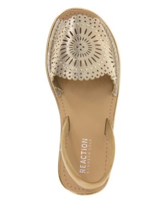 Women's Fine Glass Laser Wedge Sandals