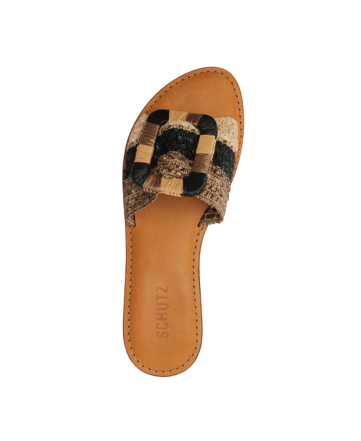 Schutz Women's Cinna Flat Buckle Sandals