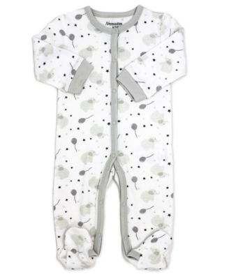 Baby Boy and Baby Girl Elephants and Balloons 5 Piece Layette Set