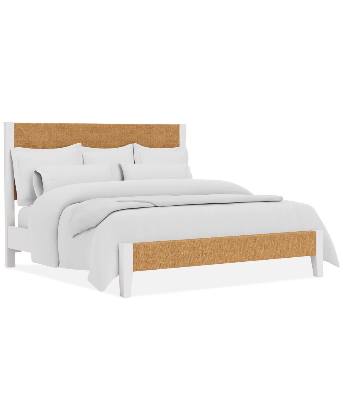 Shop Macy's Catriona 3pc Bedroom Set (queen Woven Bed, Chest, Open Nightstand) In No Color