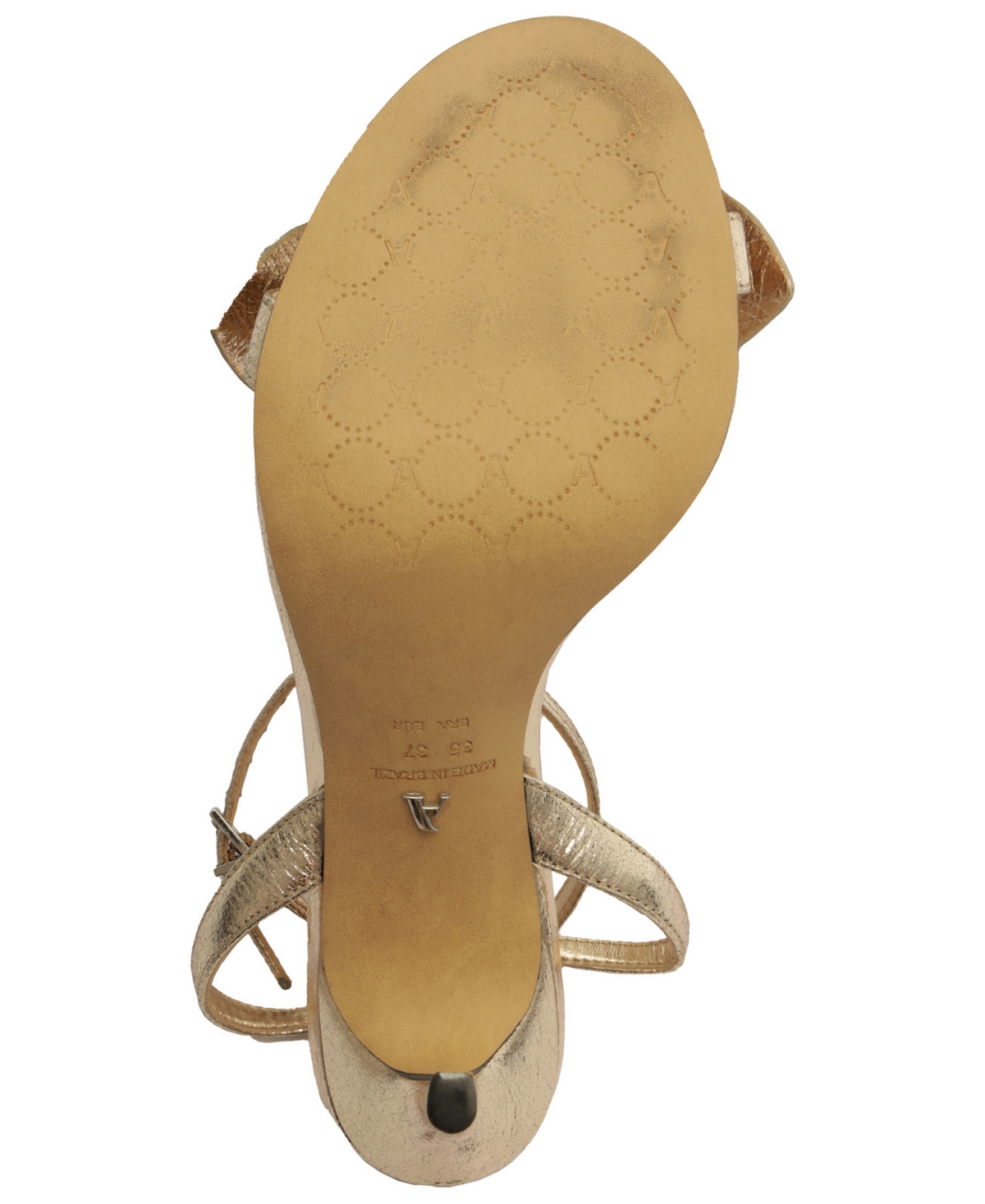 Shop Arezzo Women's Alaia High Stiletto Sandals In Gold