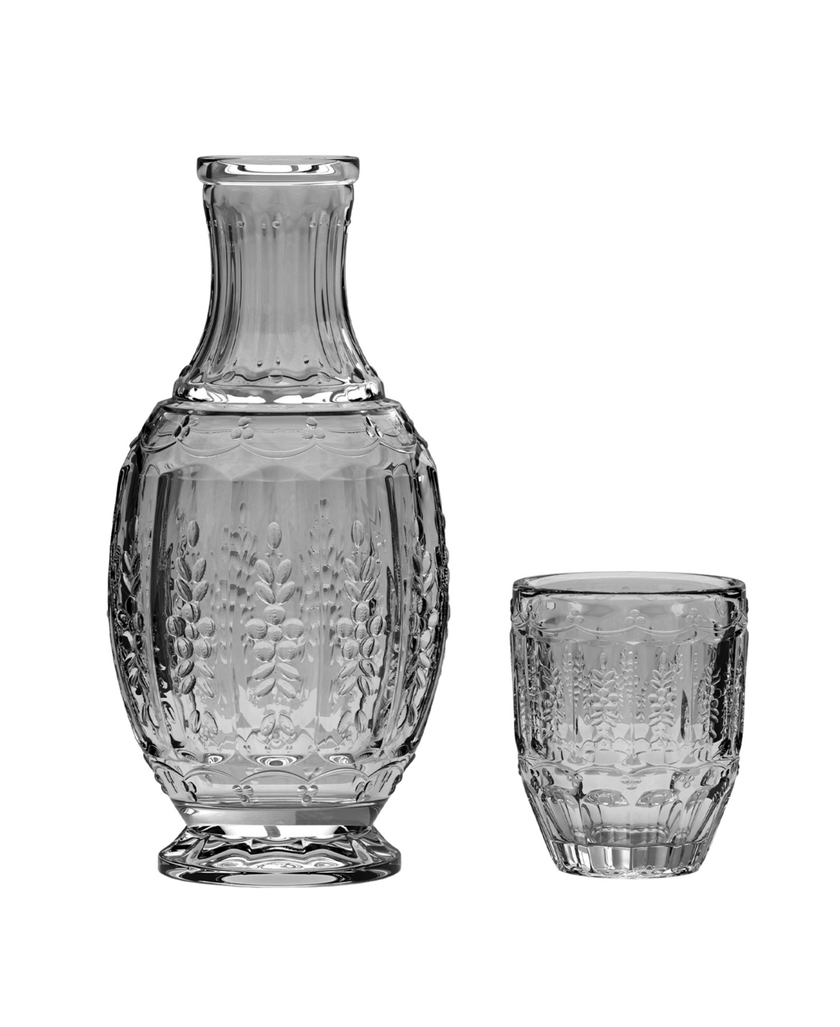 Jay Imports 2-piece Carafe And Cup Set