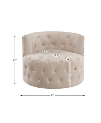 White Label Rheit 33" Swivel Chair