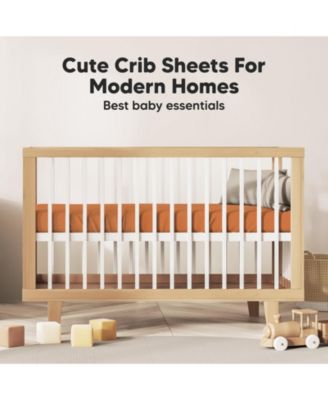 2pk Fitted Crib Sheets for Boys, Girls, Baby Crib Sheet, Standard Nursery Crib Sheet Cover