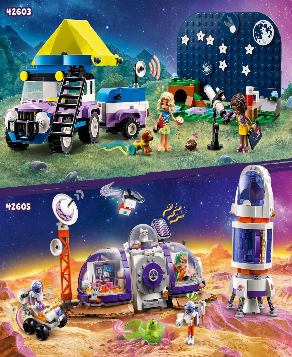 Shop Lego Friends Mars Space Base And Rocket Toy For Pretend Play 42605 In No Color