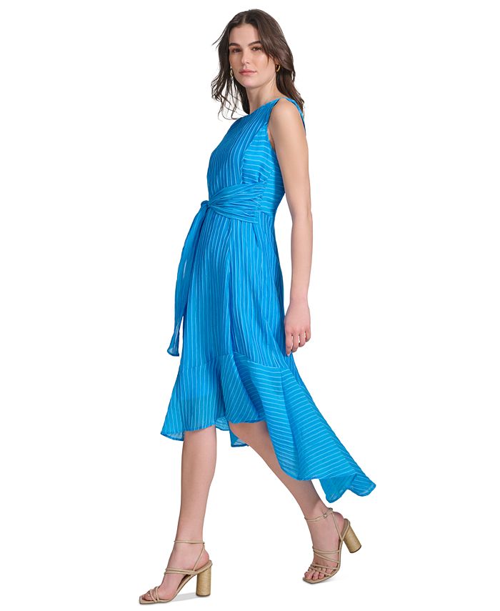 Off-Shoulder High-Low A-Line Dress
