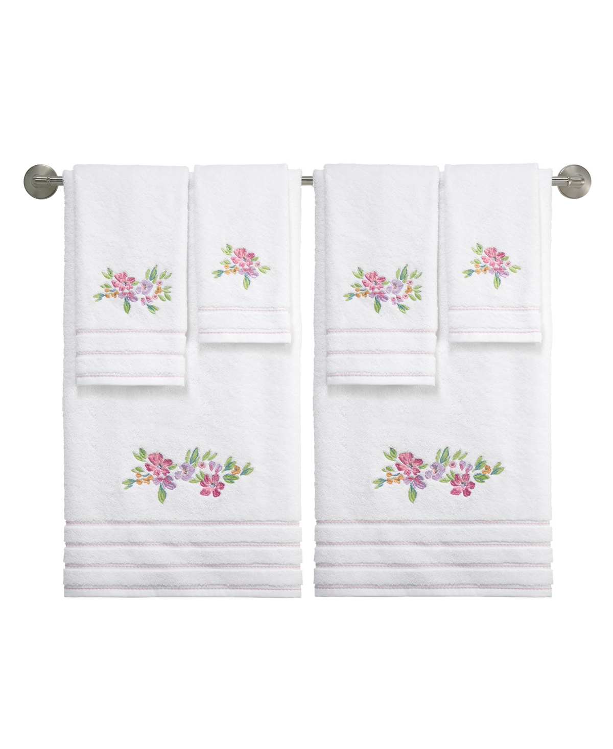 Shop Izod Catalina 2-pc. Bath Towel Set, 27" X 54" In White