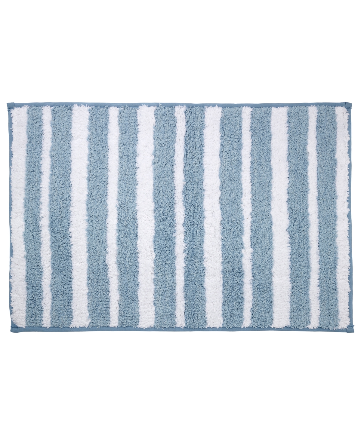 Izod Mystic Floral Reversible Bath Rug, 20" X 30" In Blue