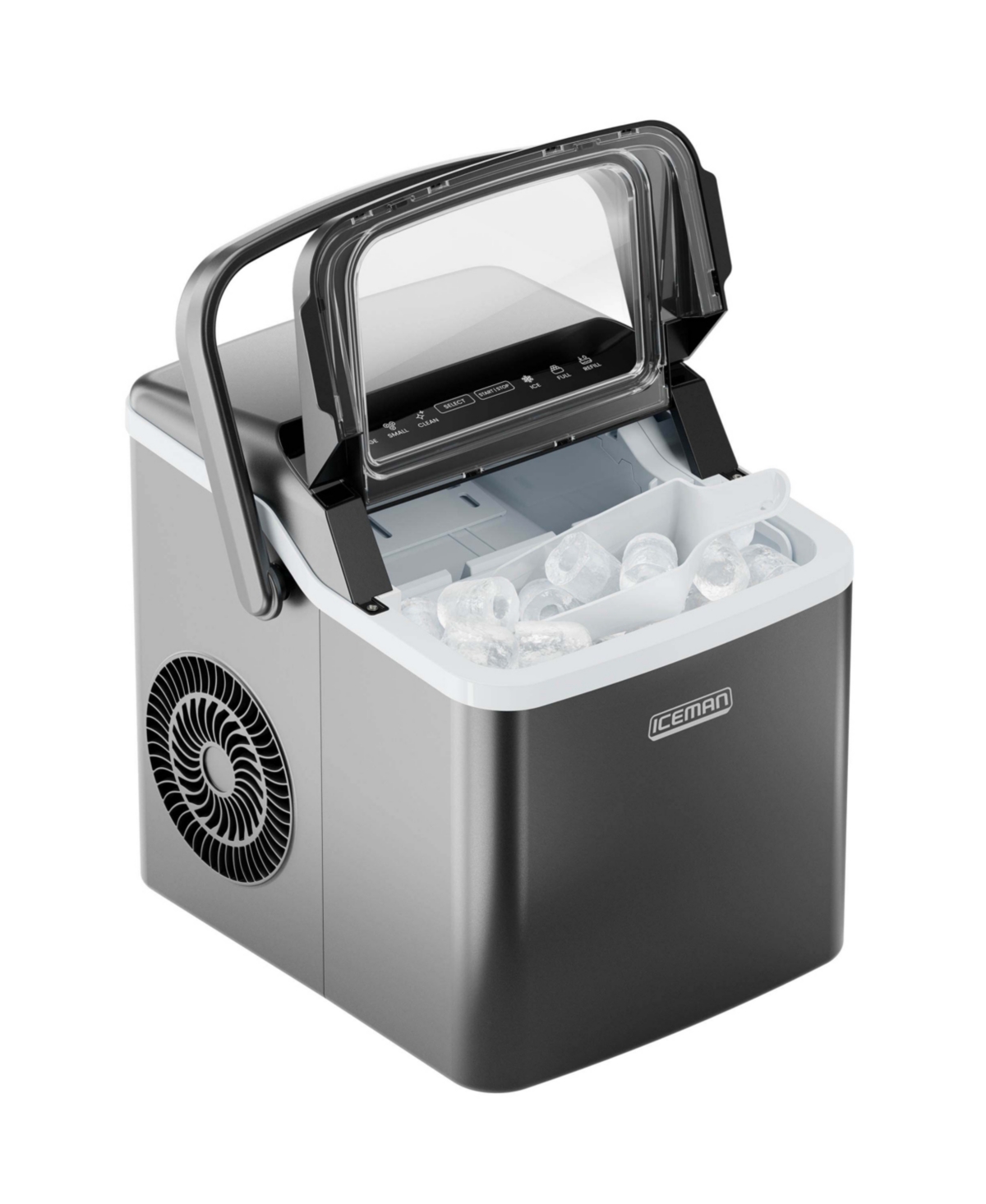 Chefman Dual Size Bullet Ice Machine In Black
