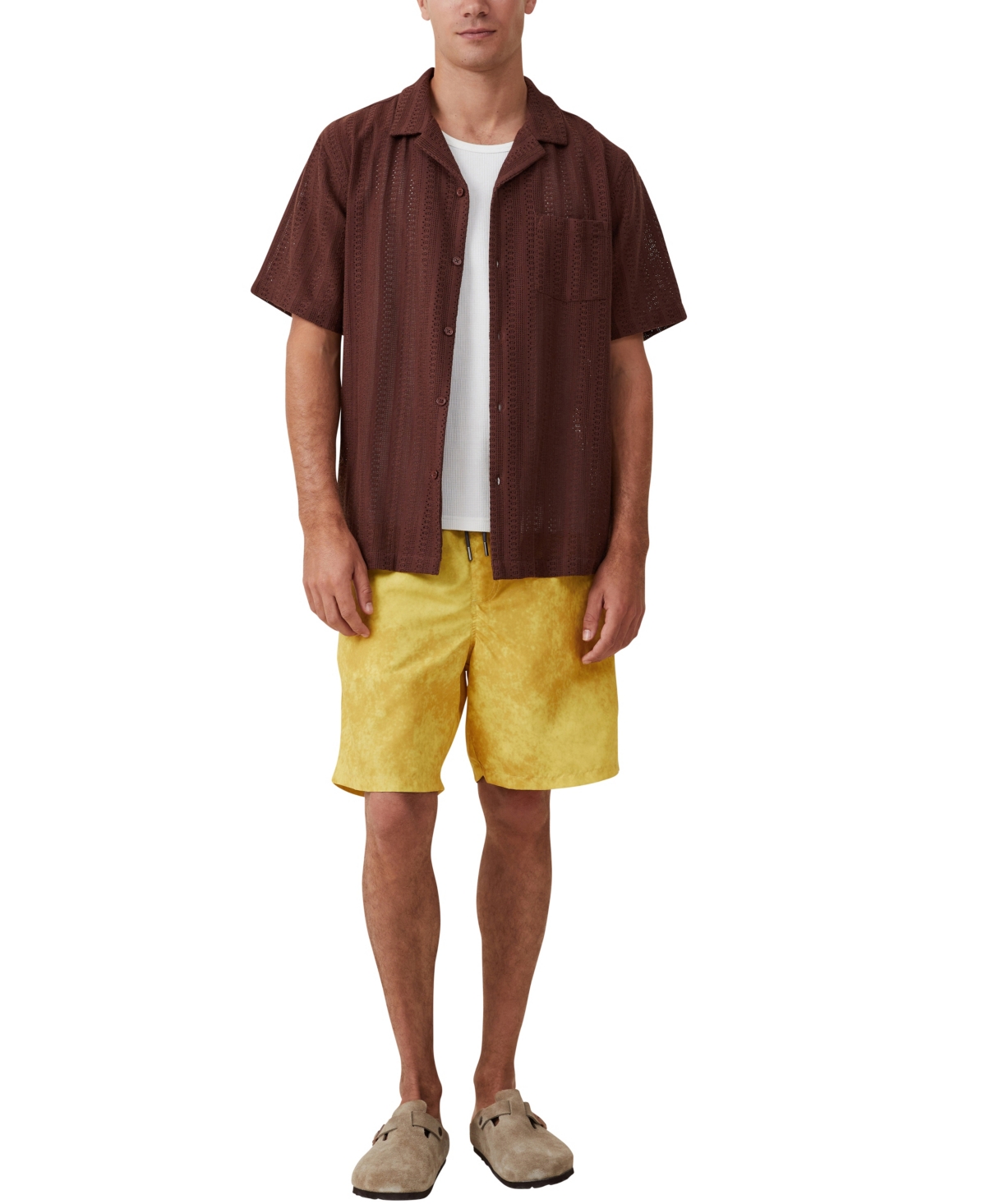 Shop Cotton On Men's Kahuna Short In Yellow