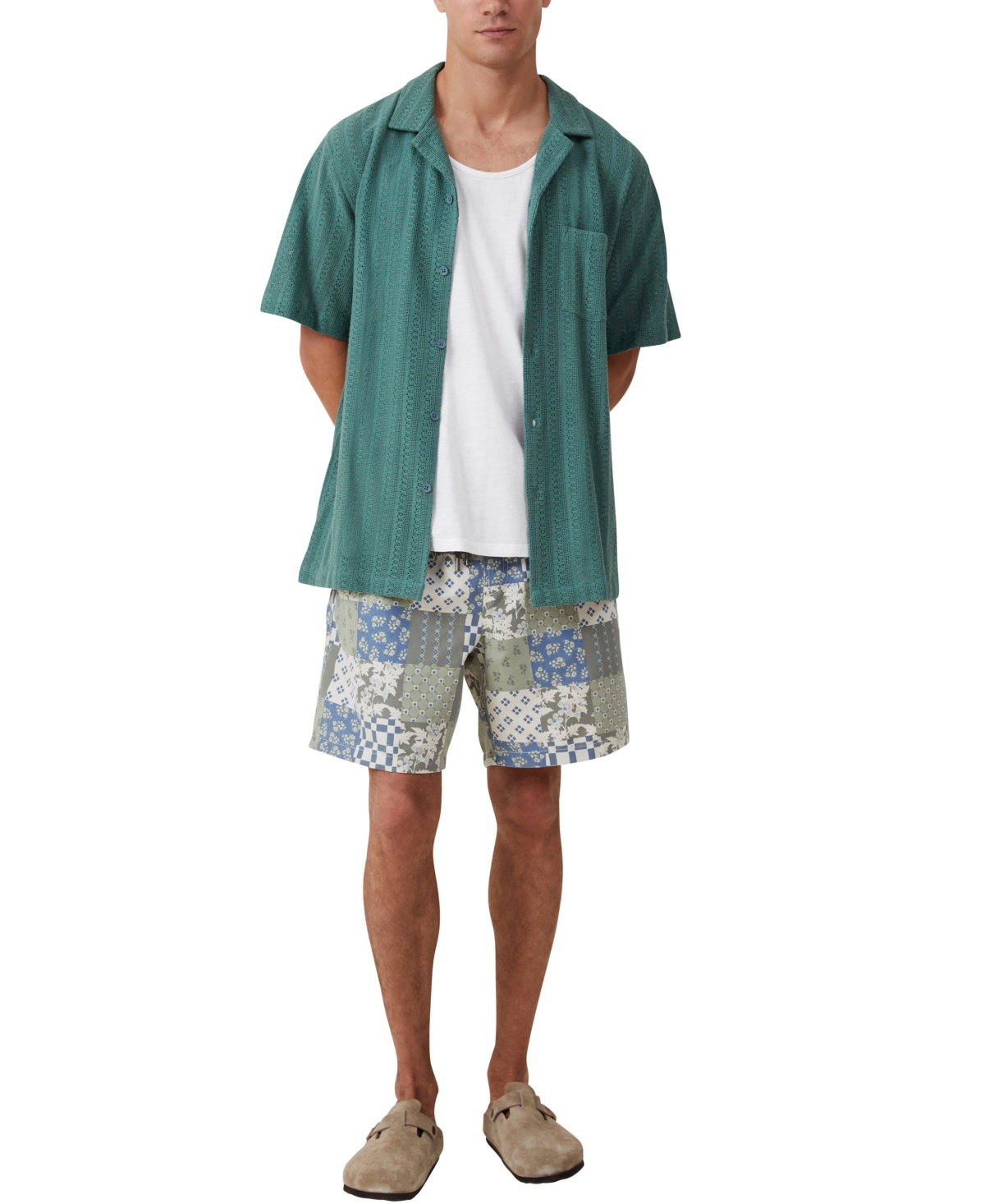 Shop Cotton On Men's Kahuna Short In Green