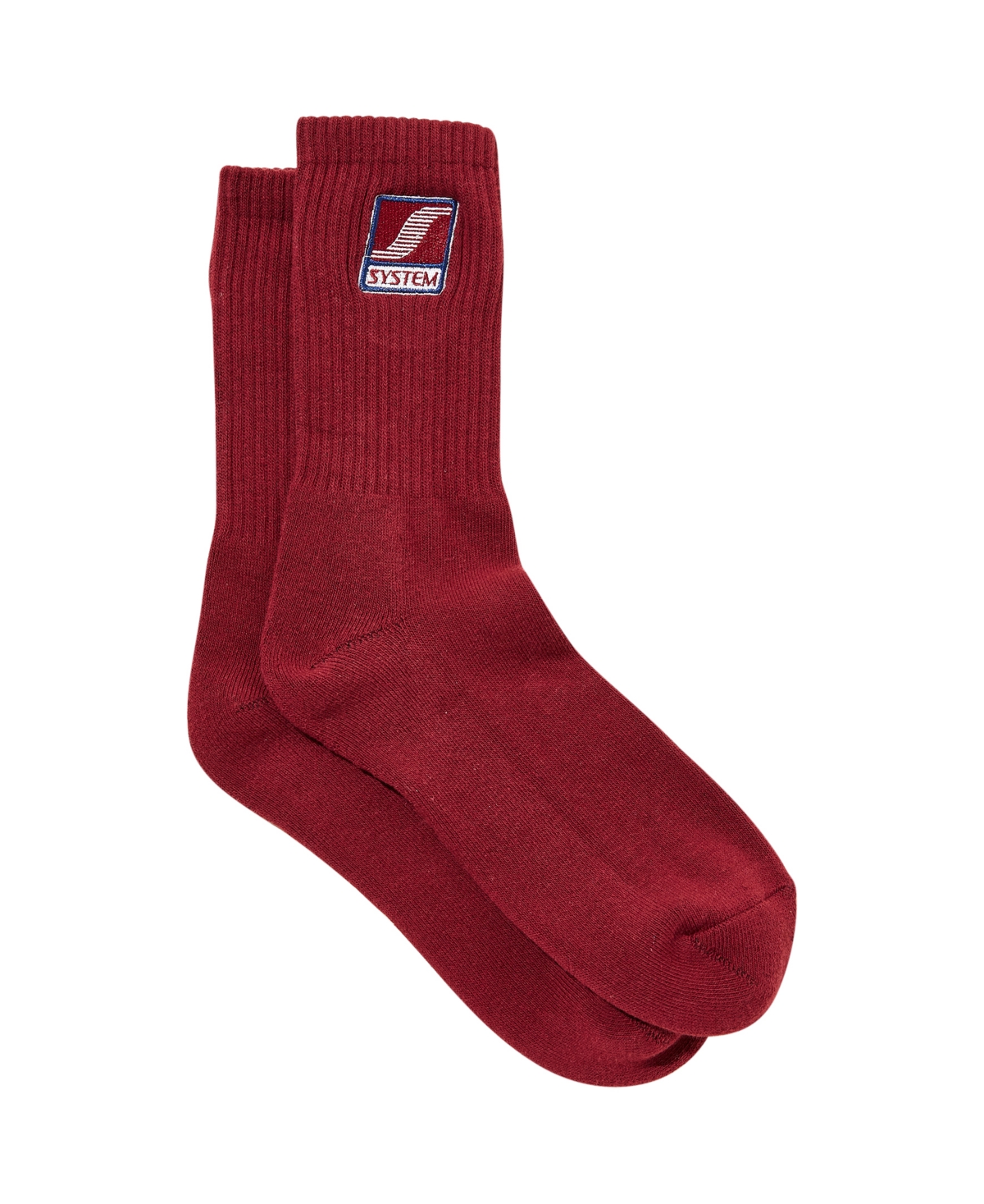 Shop Cotton On Men's Graphic Sock In Burgundy