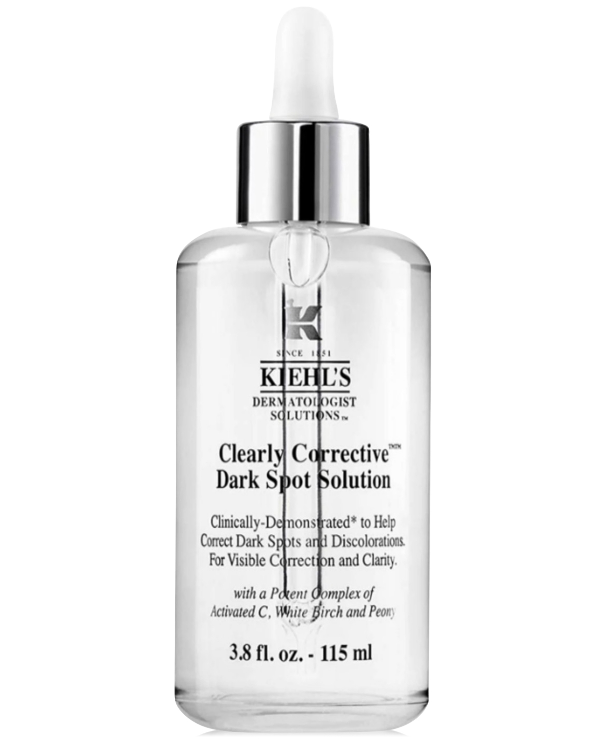 Shop Kiehl's Since 1851 Dermatologist Solutions Clearly Corrective Dark Spot Solution, 3.8 Oz. In No Color