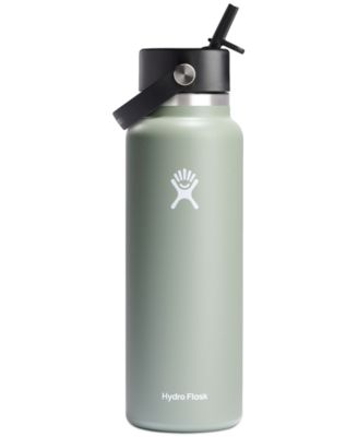 Hydro Flask - 40-Oz Wide-Mouth Flex Straw Stainless Steel Bottle