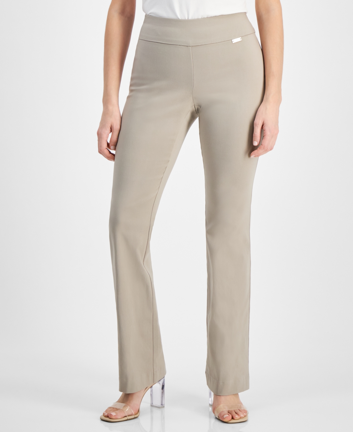 Shop Inc International Concepts Petite Mid-rise Bootcut Pants, Created For Macy's In Summer Straw