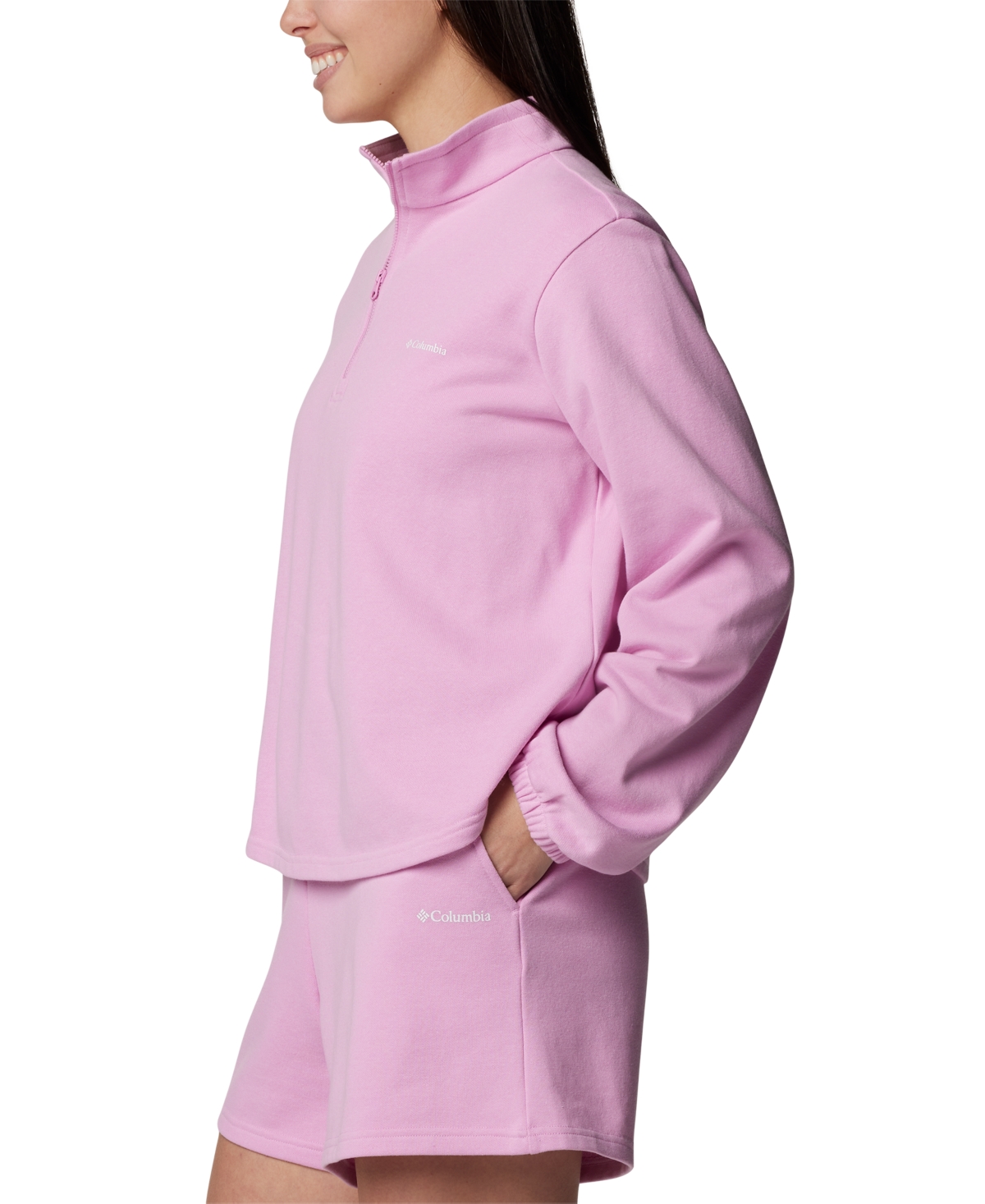 Columbia Women's Trek French Terry Half Zip Sweatshirt