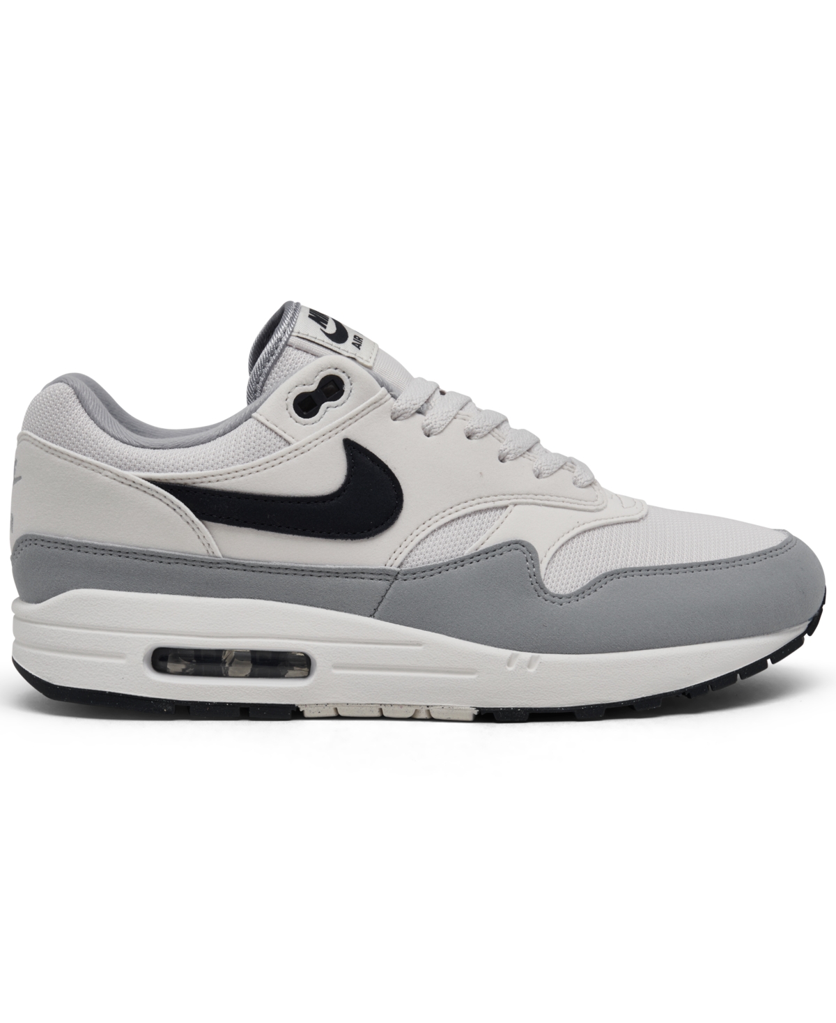 Shop Nike Men's Air Max 1 Casual Sneakers From Finish Line In Plttnt,dko