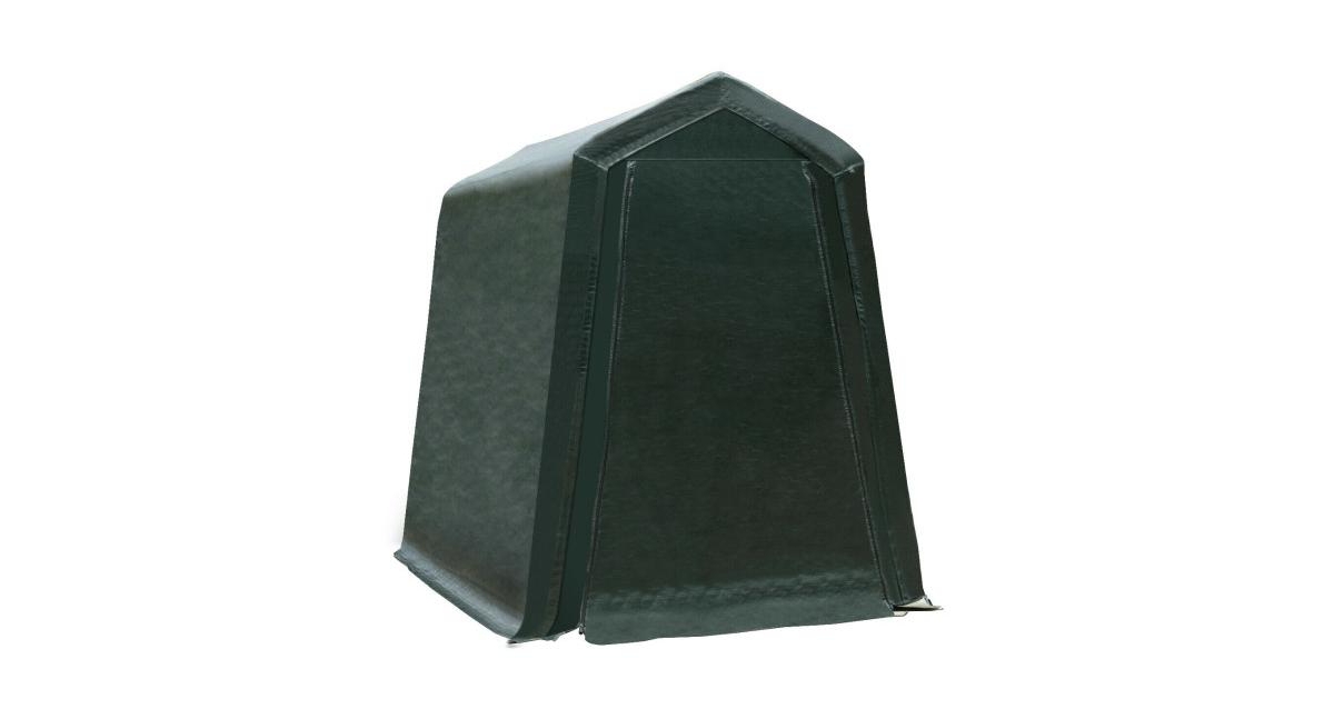 Outdoor Carport Shed with Sidewalls and Waterproof Ripstop Cover - Green