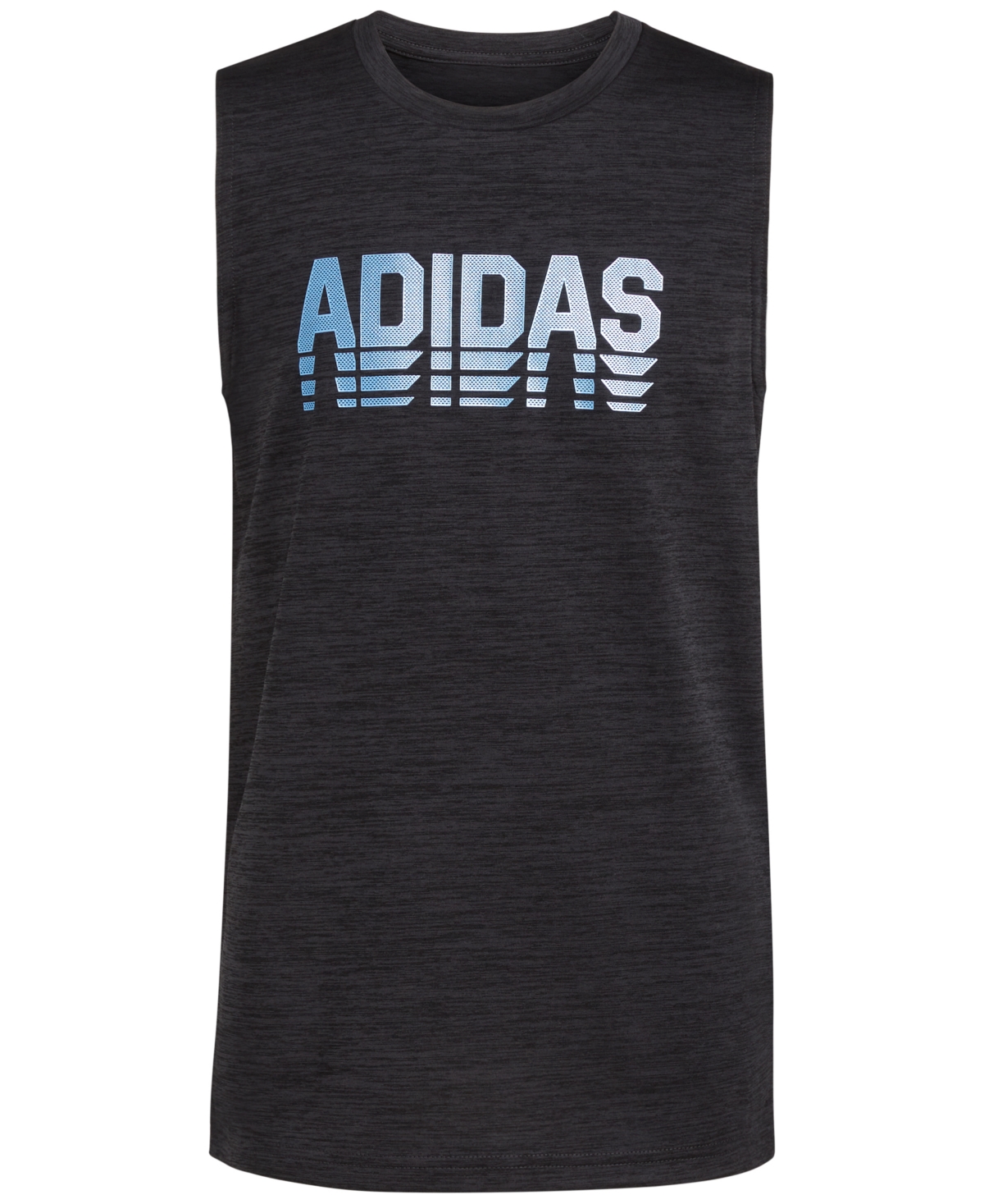 Shop Adidas Originals Big Boys Slim-fit Aeroready Sleeveless Active T-shirt In Black Heather