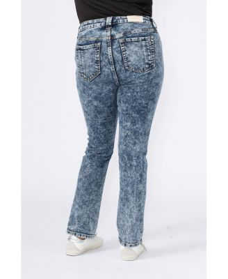 Women's High Rise Straight Jeans