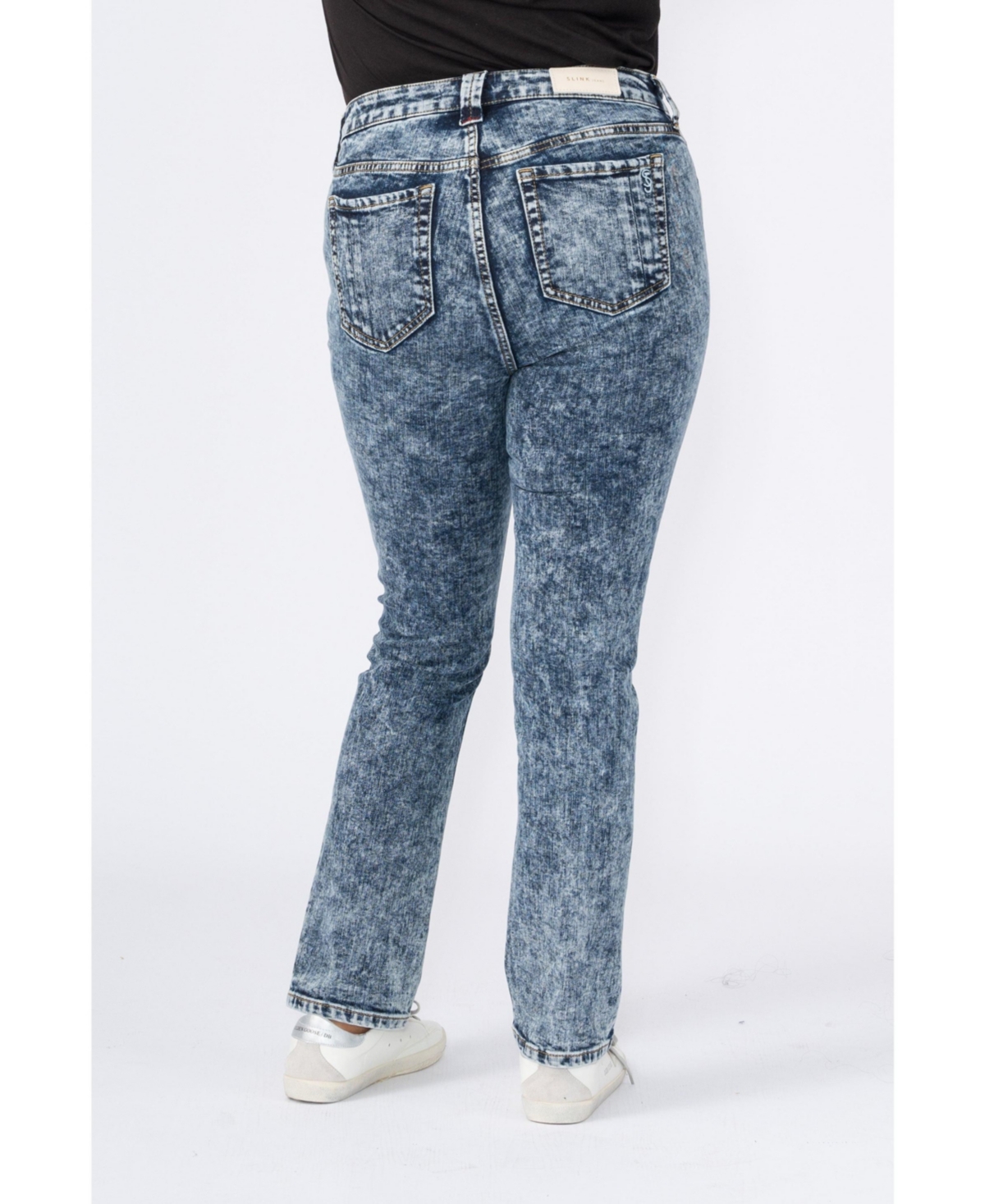 Slink Jeans Women's High Rise Straight Jeans