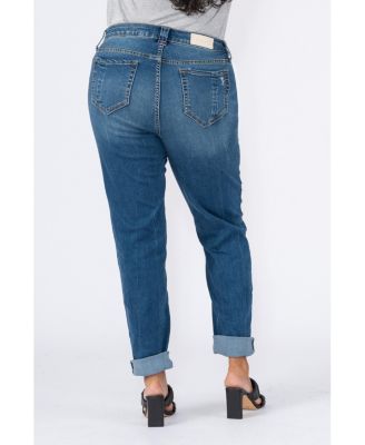 Women's High Rise Boyfriend Jeans