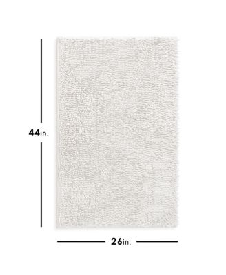 Ultra Soft Non-Slip Chenille Bath Rug - Quick Dry, Machine Washable - Large 26”x44”