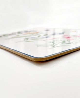 Butterfly Meadow Garden Cork Placemats, Set of 4