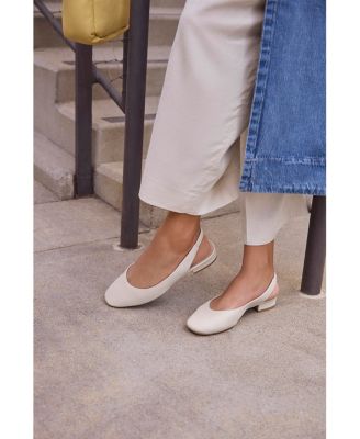 Women's Claire Square Toe Slingback Flats