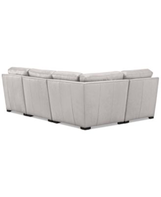 Radley 101" 4-Pc. Leather Corner Sectional