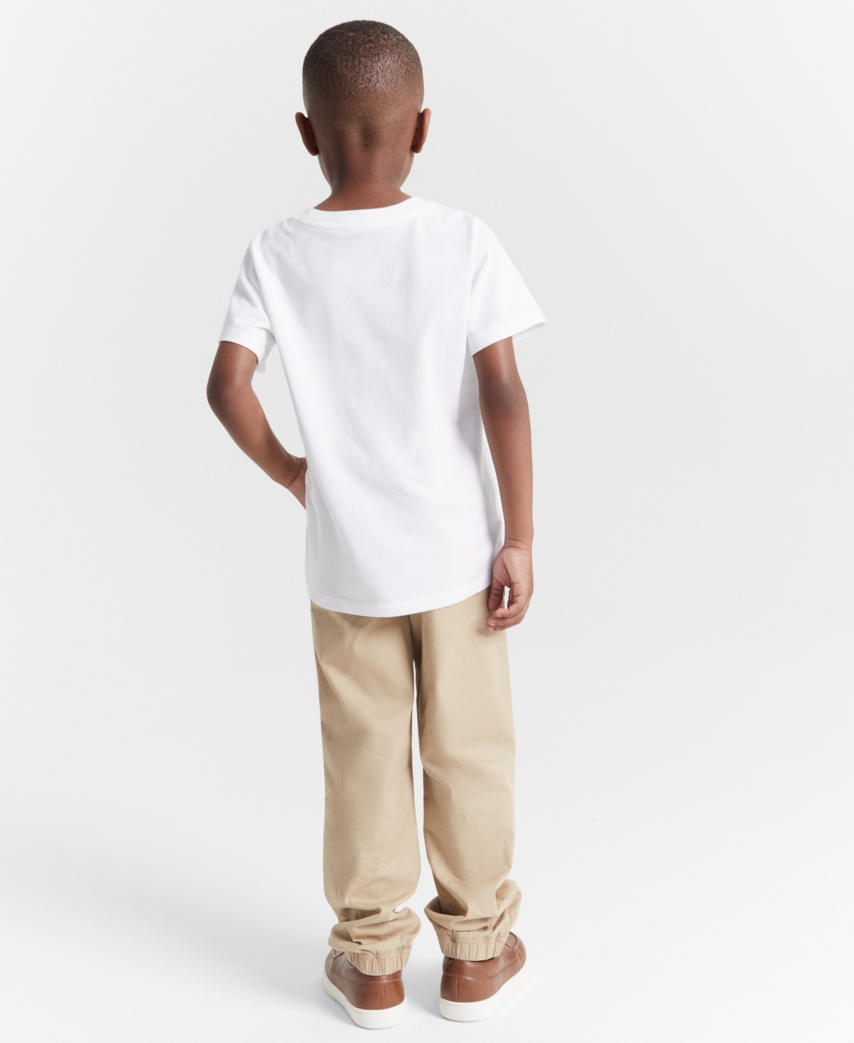 Epic Threads Little & Big Boys Solid T-shirt, Created For Macy's In Gray