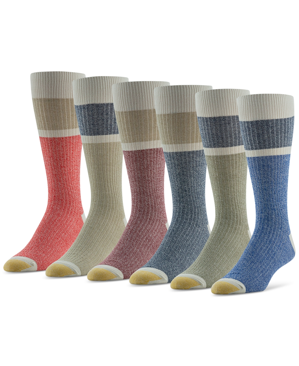 Shop Gold Toe Men's 6-pack. Stanton Socks In Pack E