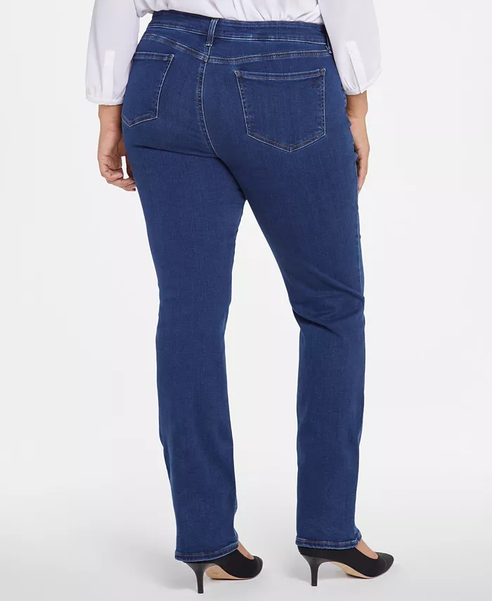 Plus Size Marilyn Straight Jean - thumbnail 6