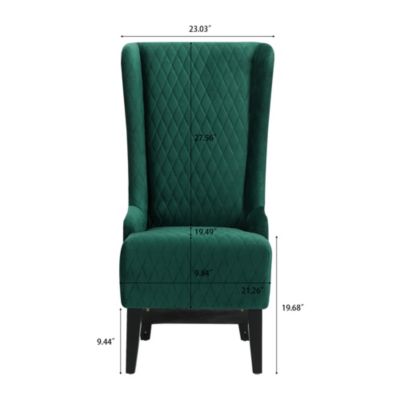 Streamdale 23" Wide Wing Back Chair, Side Chair For Living Room