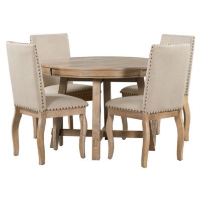Streamdale 5-Piece Extendable Farmhouse Dining Set