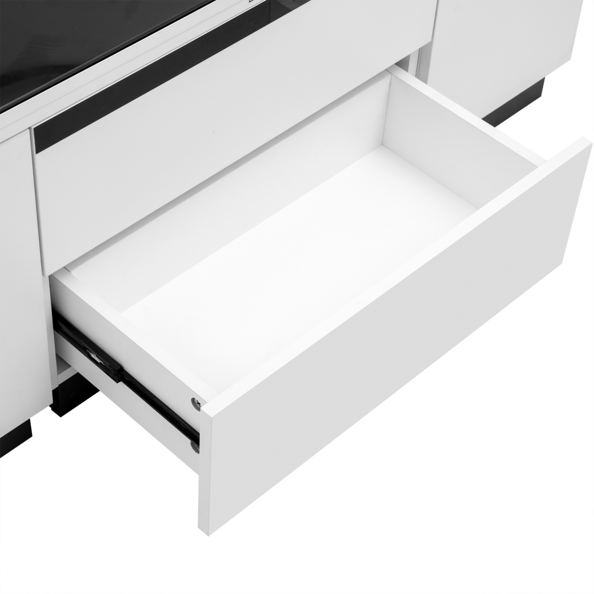 Streamdale Furniture Modern Lift Top Glass Coffee Table With Drawers & Storage Multifunction Table