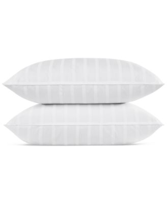 Nautica Cotton Striped 2-Pack Pillows, Standard/Queen