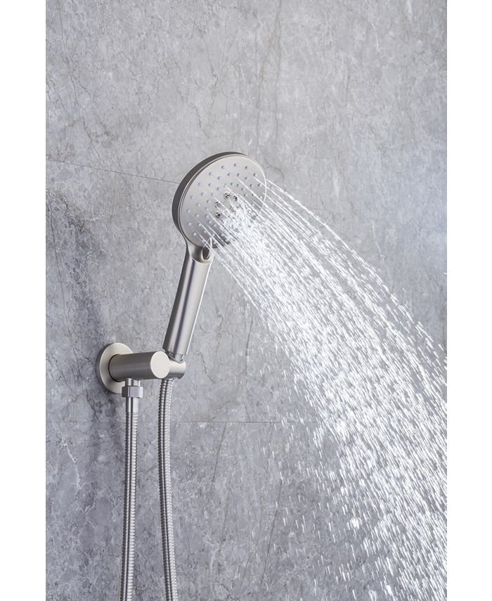 DASAN Tub Shower Faucets Sets Complete Brushed Nickel Bathtub Shower - View #6
