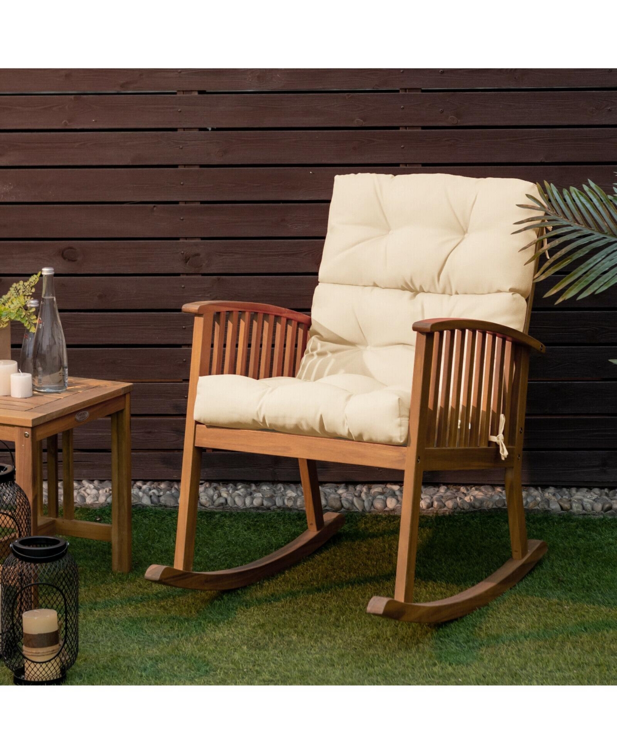 Slickblue Tufted Outdoor Patio Chair Seating Pad