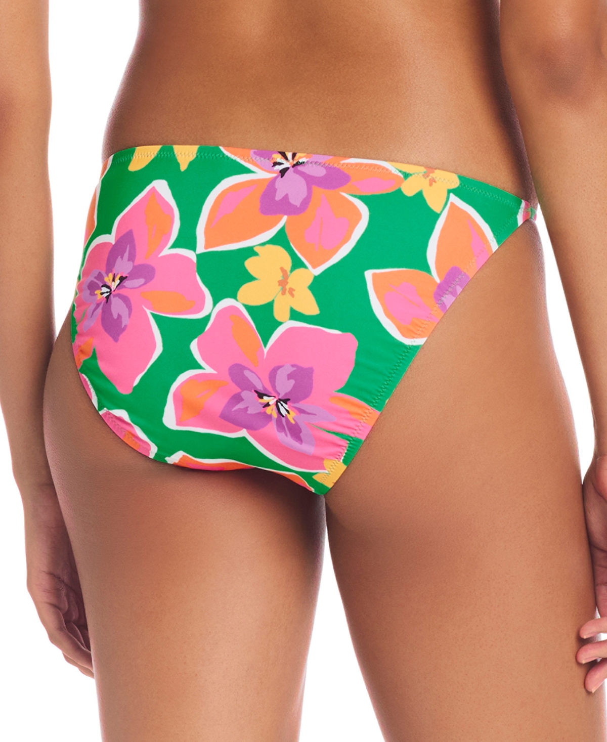 Shop Sanctuary Women's Tunnel-trim Side-tie Bikini Bottoms In Multi