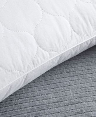 Quilted Goose Down Feather 2-Pack Pillow, Standard