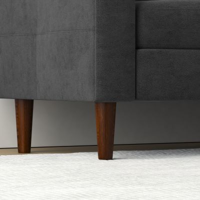 Convertible Combo Sofa with Storage Cabinet & Footstool