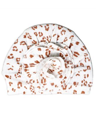 Baby Girls Take Me Home 3 Piece Layette Set, Mauve Leopard