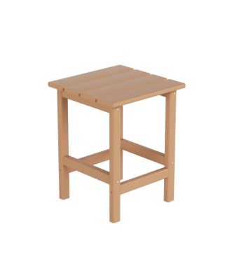 All-Weather Outdoor Patio Poly Adirondack Side Table