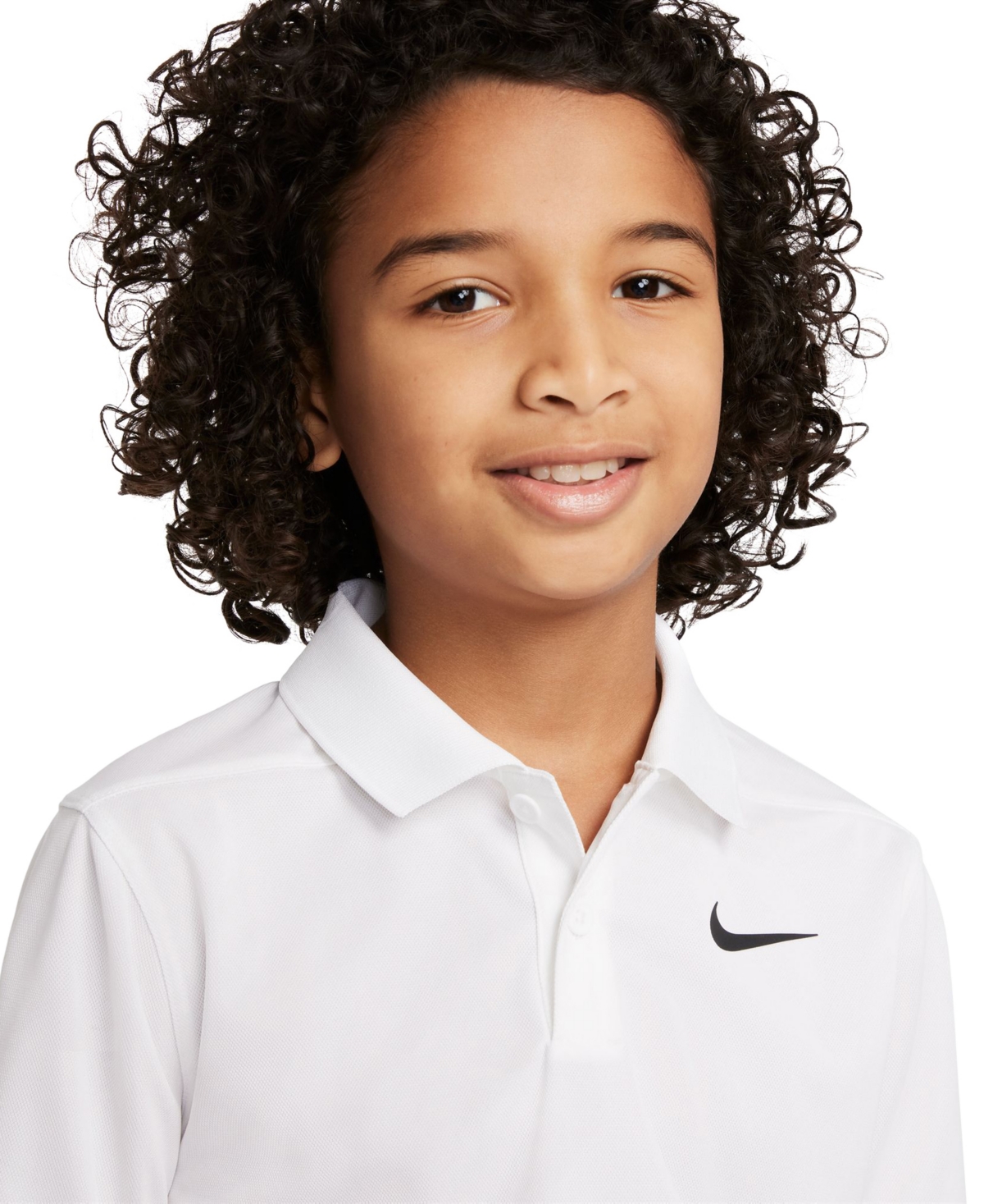 Nike Big Boys Dri-fit Victory Golf Polo Shirt -black