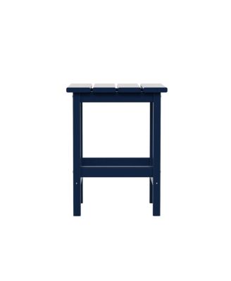 All-Weather Outdoor Patio Poly Adirondack Side Table